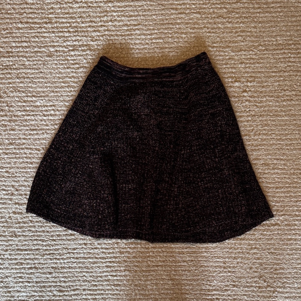 ASTR A-Line Black Tweed Skirt